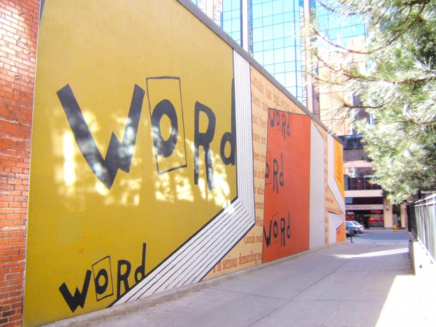 WORD!, World’s Biggest Bookstore Mural, Toronto, 2001